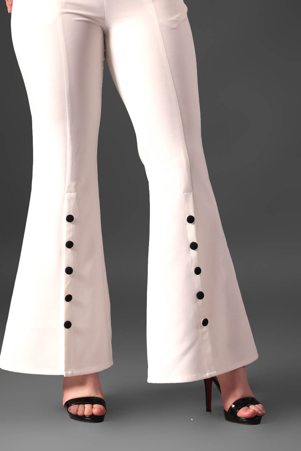 Bell Bottom Flaired Trouser - Meeami Fashion