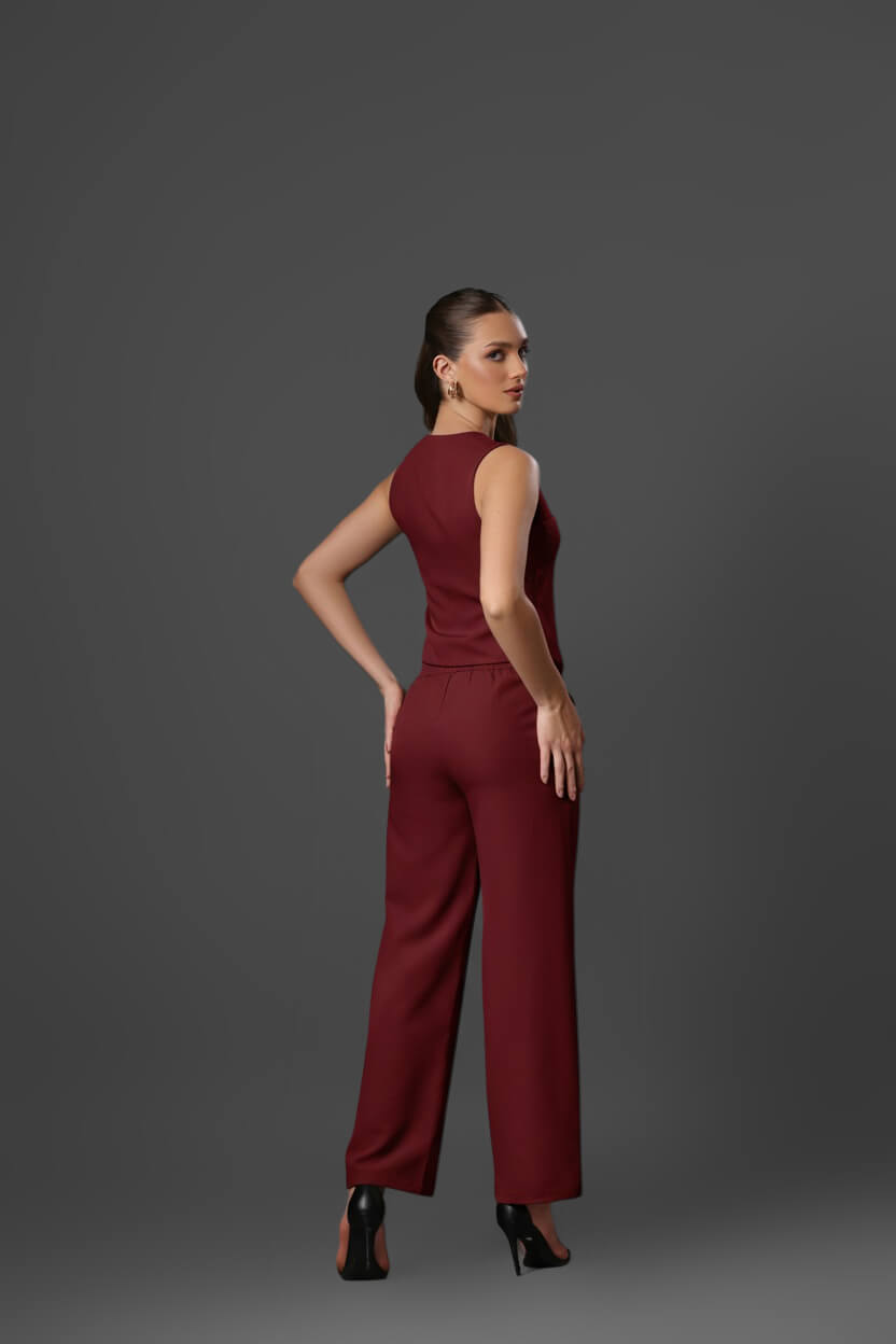 Berry Charm Coord Set - Coordination Outfit - Meeami Fashion