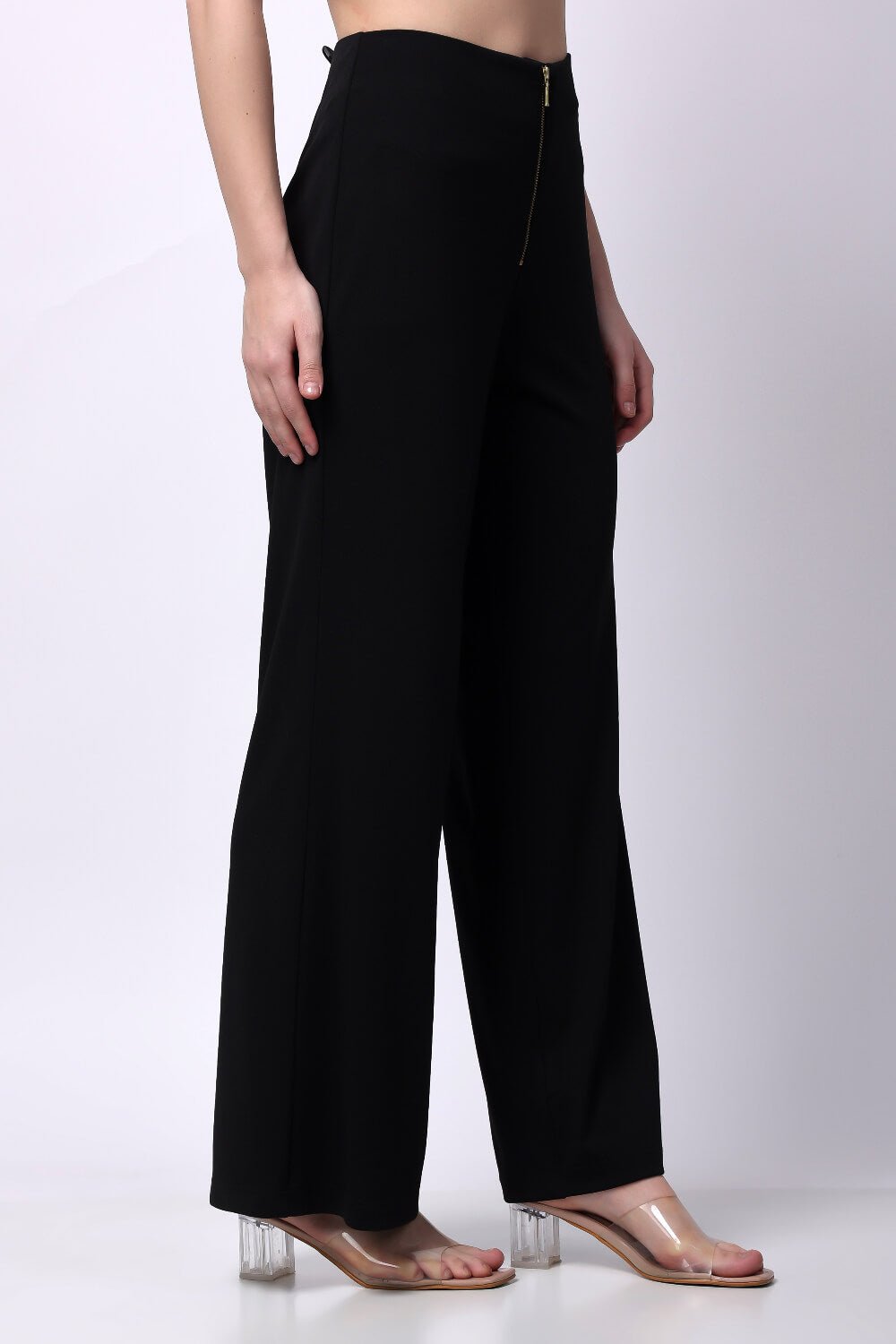 Black Arrow Trouser - Meeami Fashion