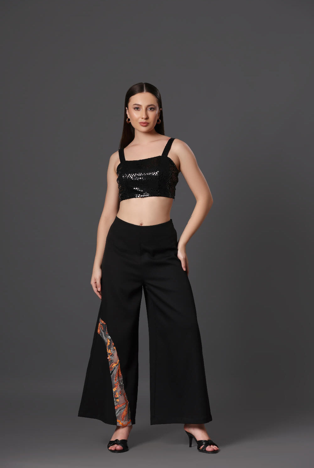 Black Coordination Set - Meeami Fashion