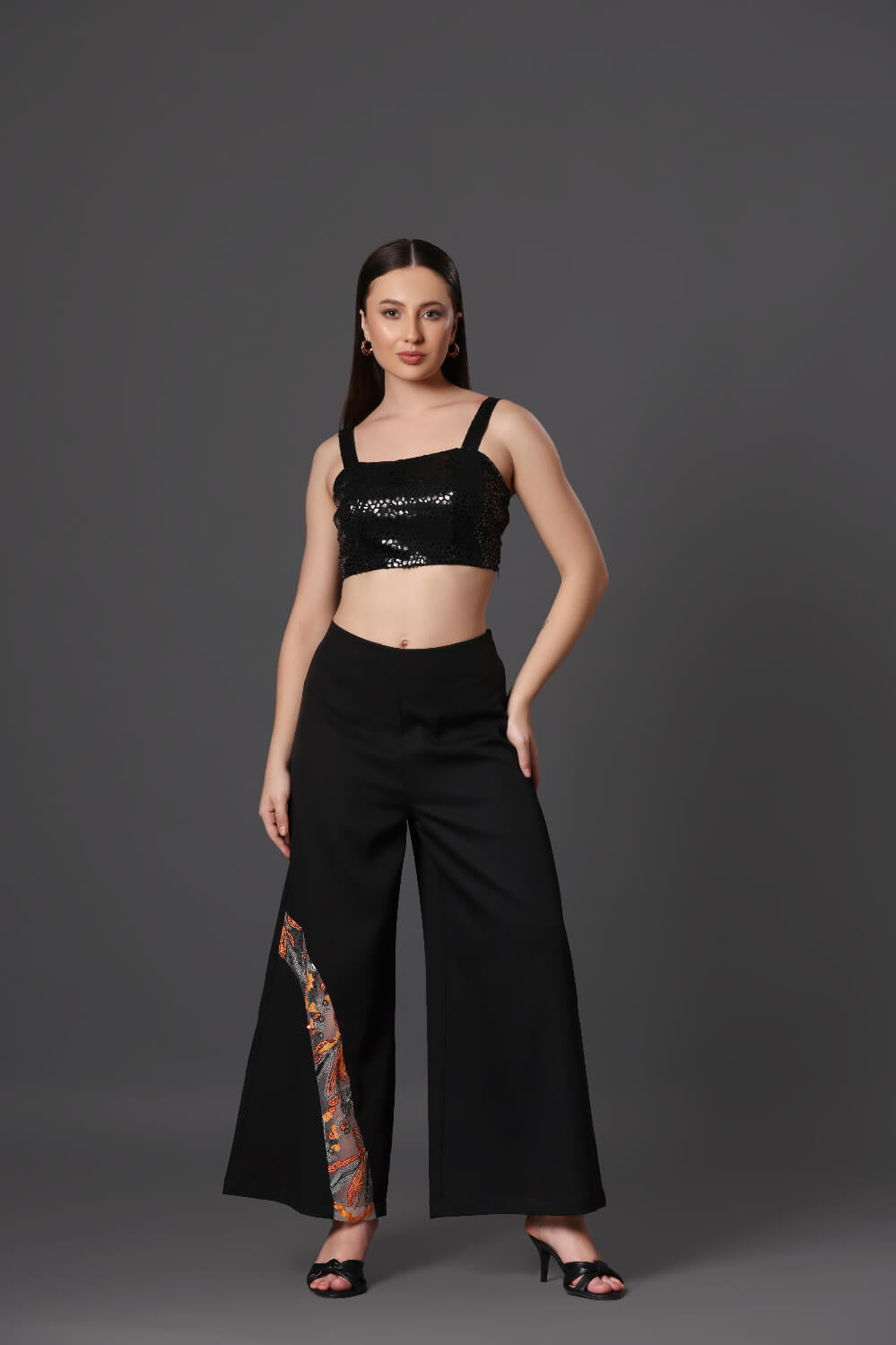 Black Coordination Set - Meeami Fashion