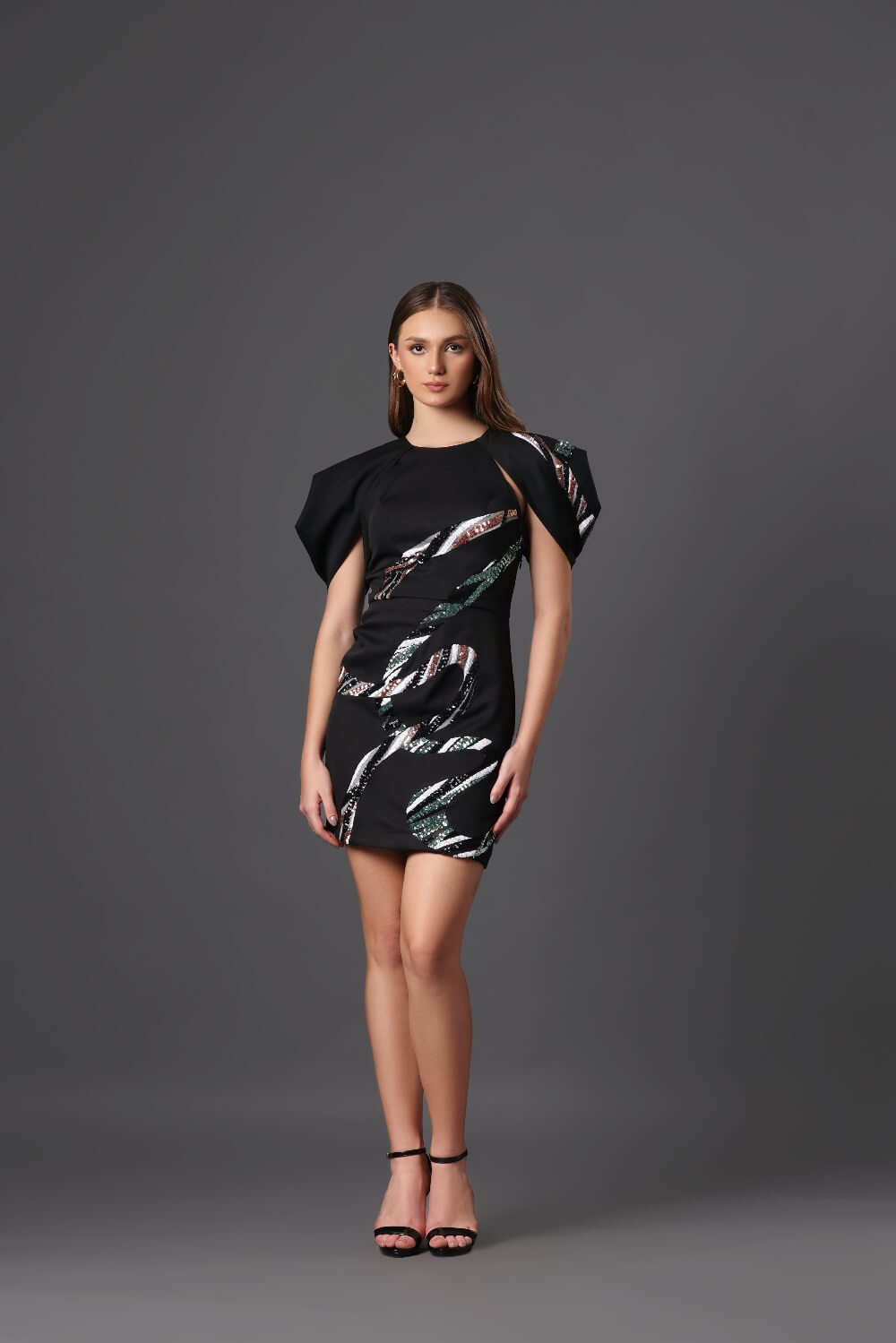 Black Luxe Dress - Meeami Fashion