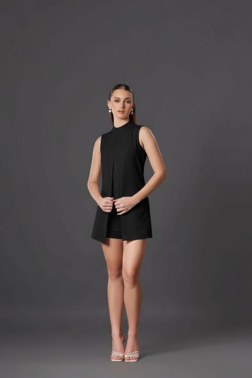 Black Skort Allure - Meeami Fashion
