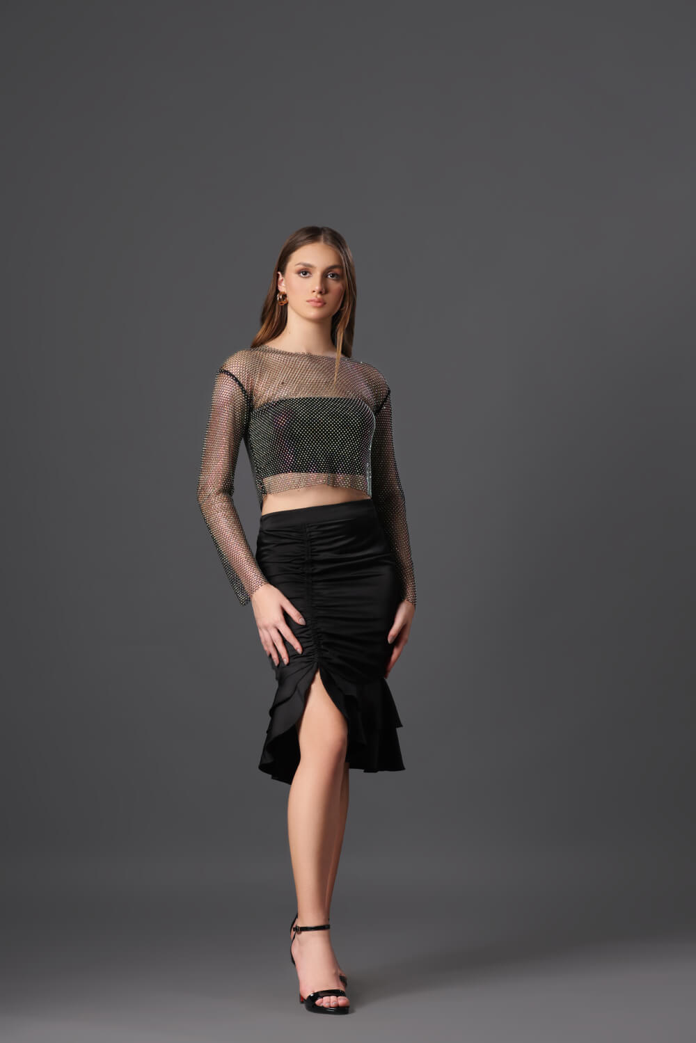 Black Starlight Top - Meeami Fashion