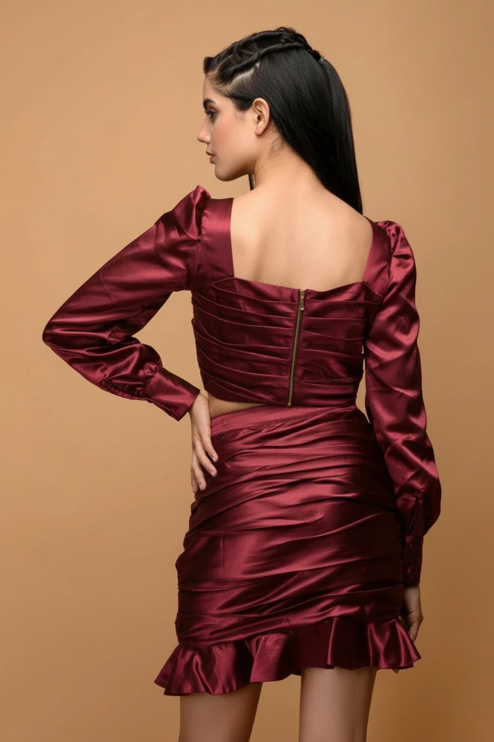 Cherry Heartbeat Coord Set - Meeami Fashion by Amit Bhardwaj