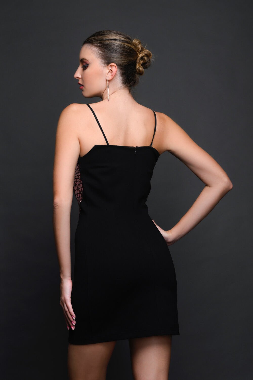 Copper Eagle Off Shoulder Dress - Meeami Fashion