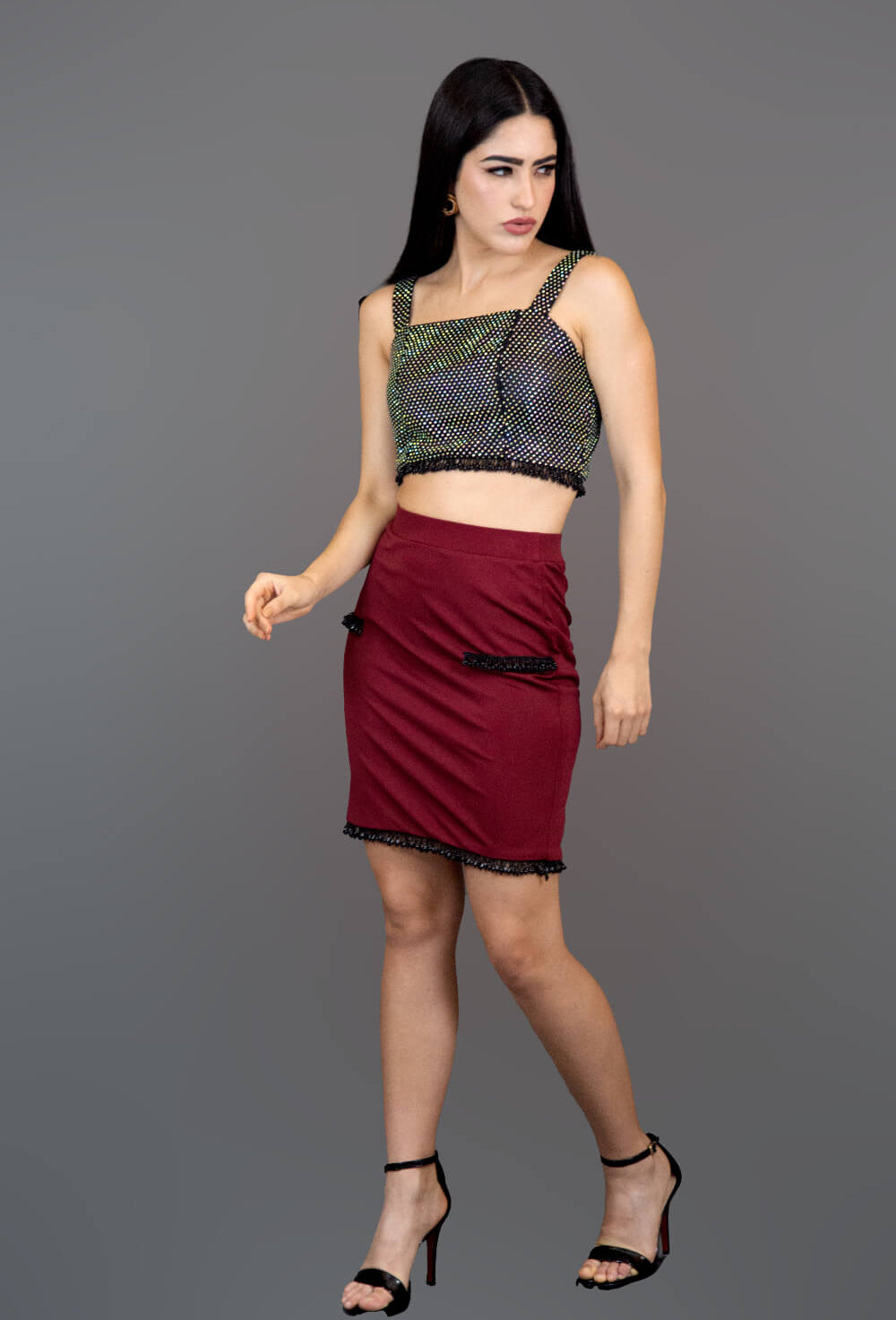 Dreamy Mesh Coord Set - Meeami Fashion