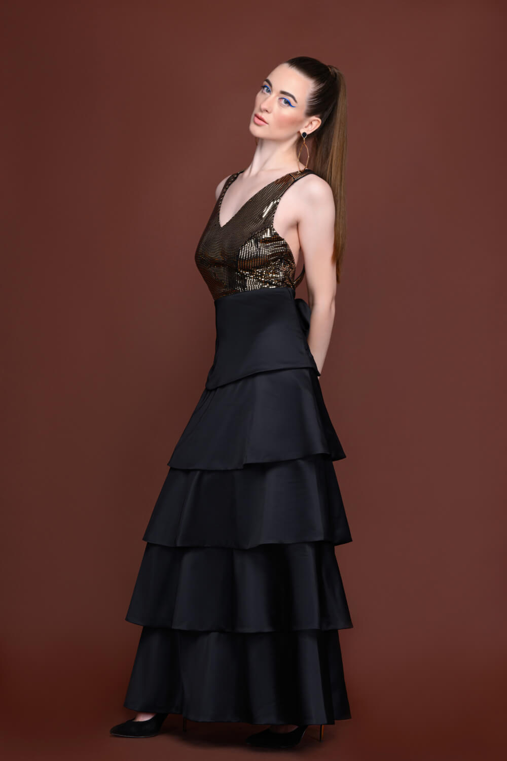 Ebony Layers Couture - Meeami Fashion