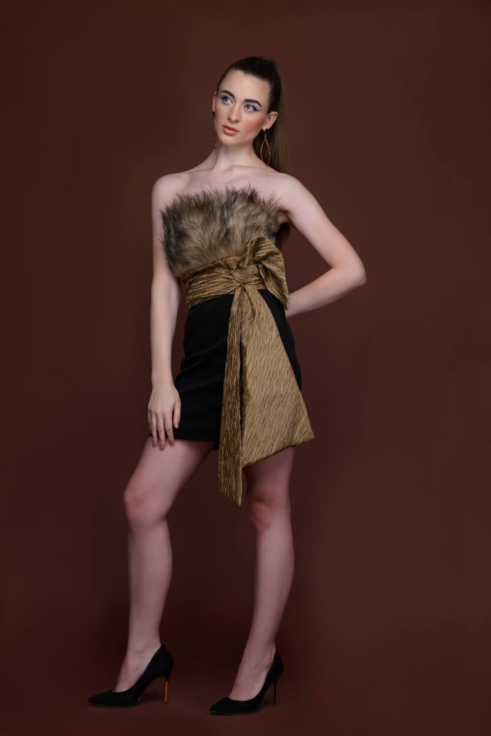 Flurry Brownie Dress - Meeami Fashion