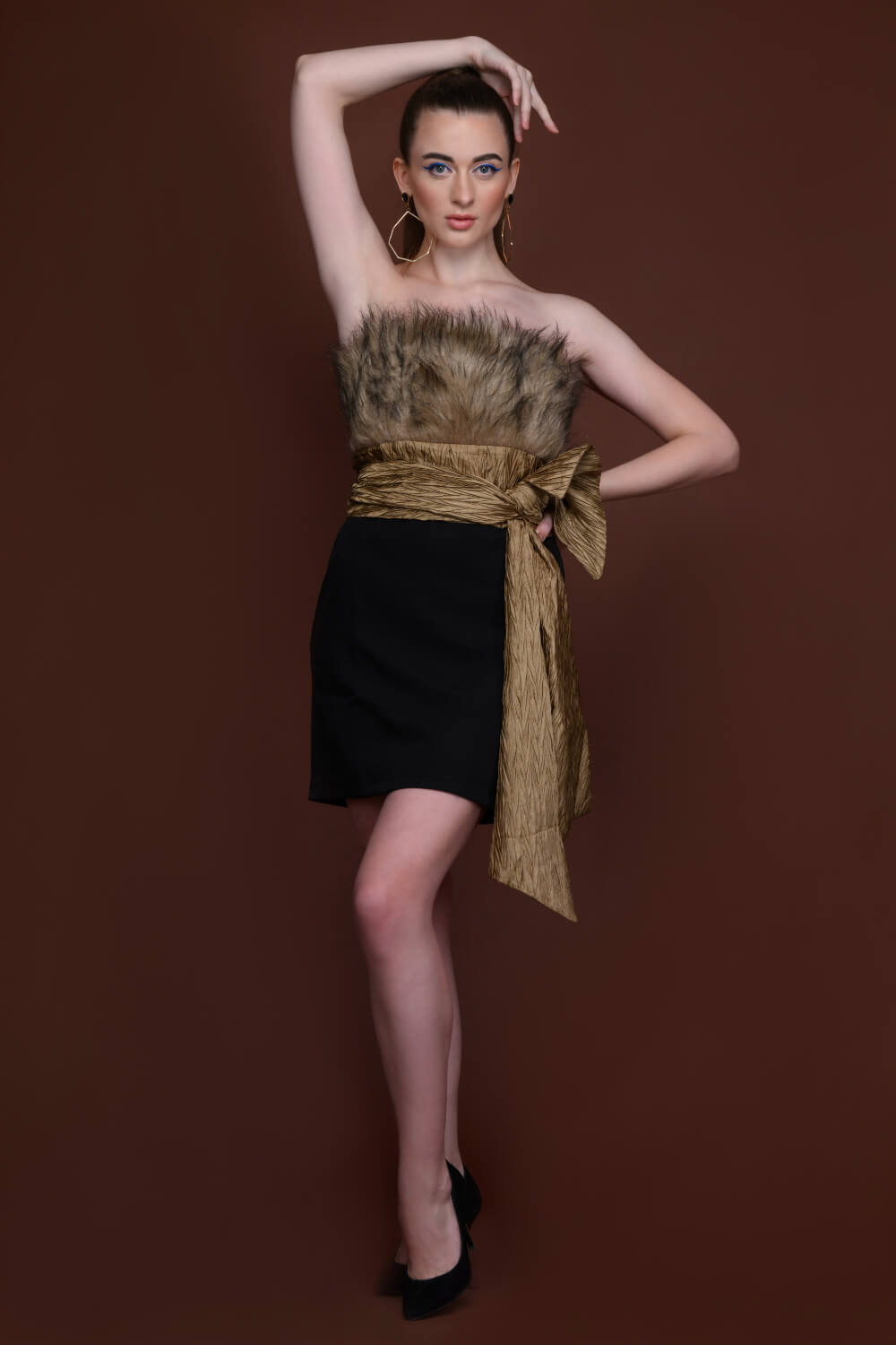 Flurry Brownie Dress - Meeami Fashion