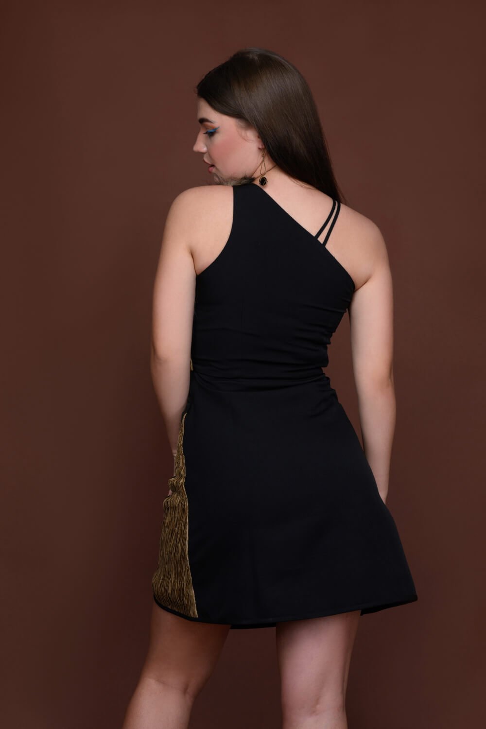 Flurry Choco Dress - Meeami Fashion