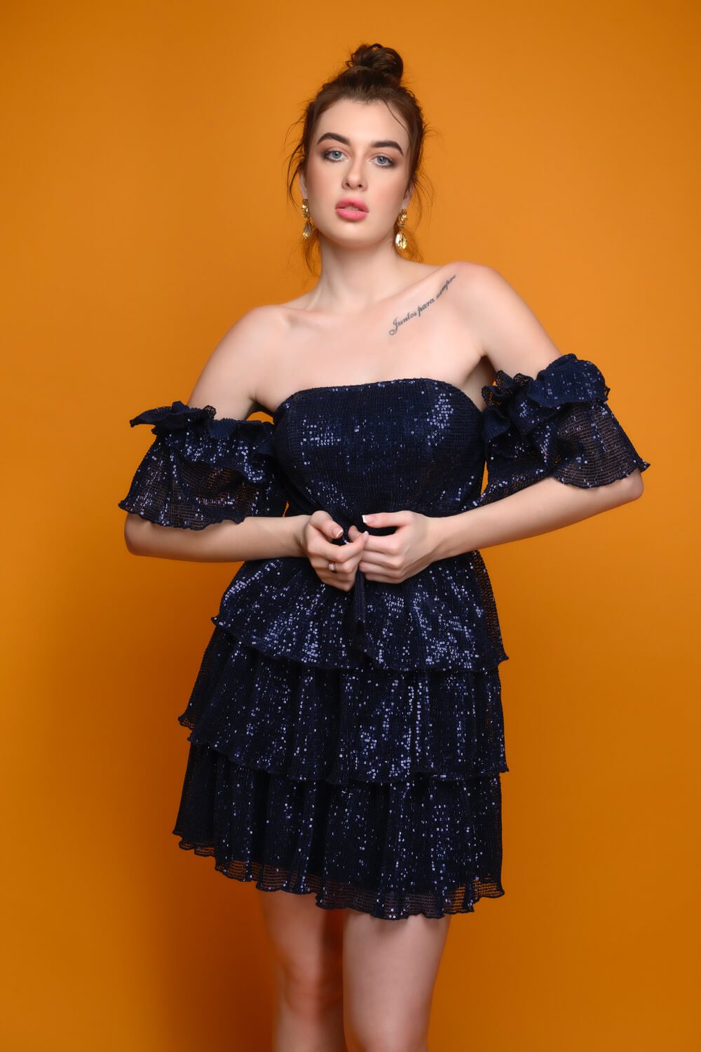 Frillquin Dress - Meeami Fashion