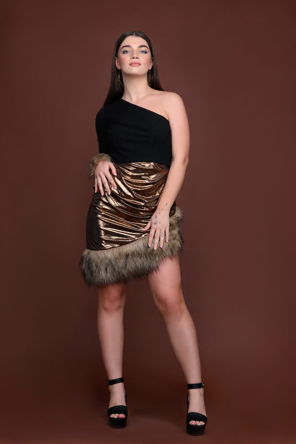 Golden Barbie Dress - Meeami Fashion