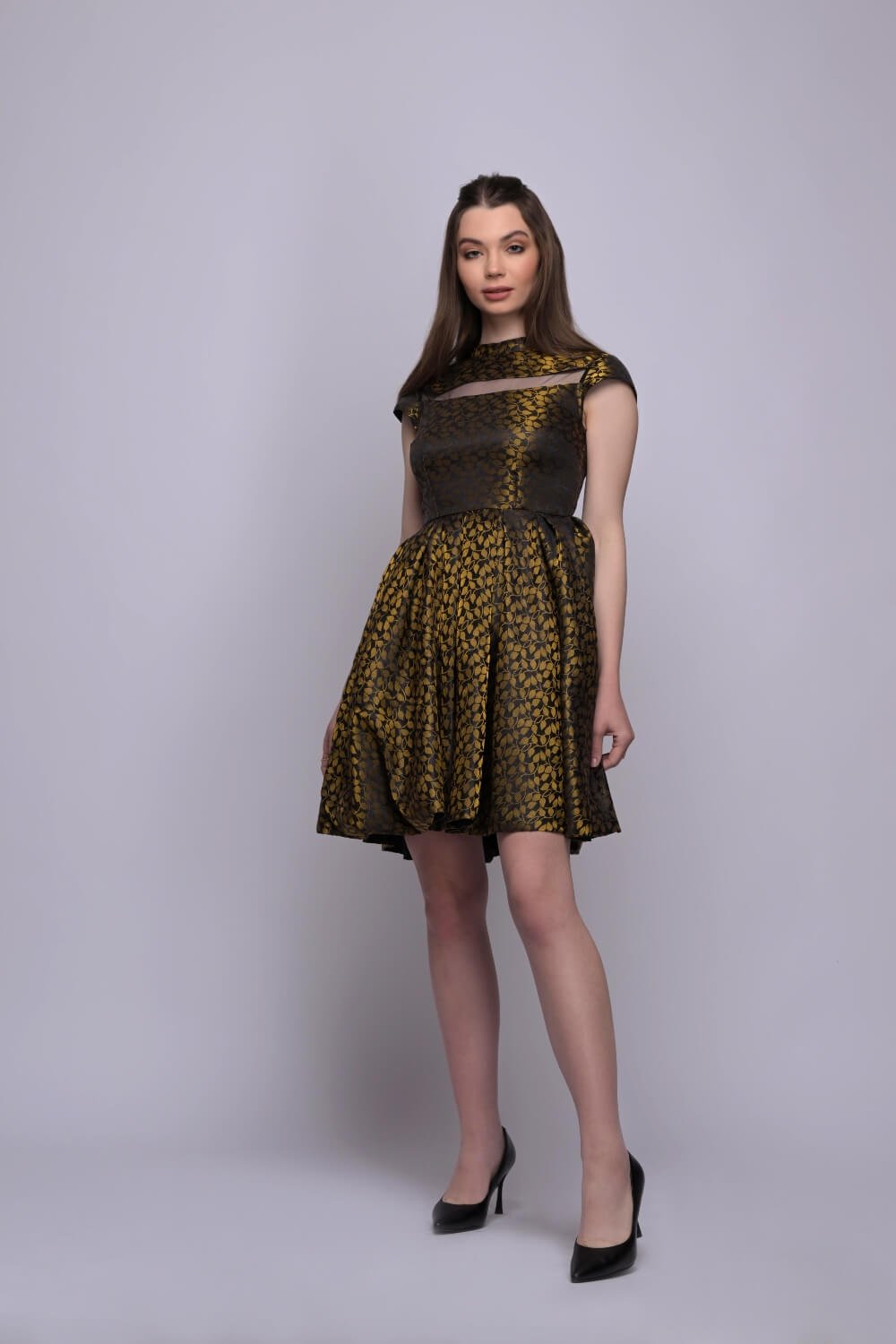 Golden Girl Dress - Meeami Fashion