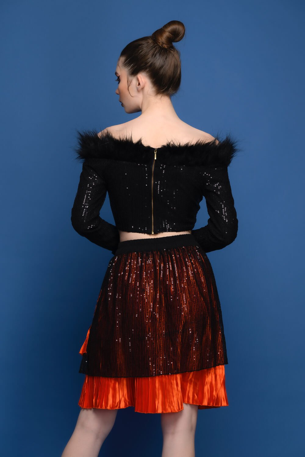 Midnight Glam Sequin Top - Meeami Fashion