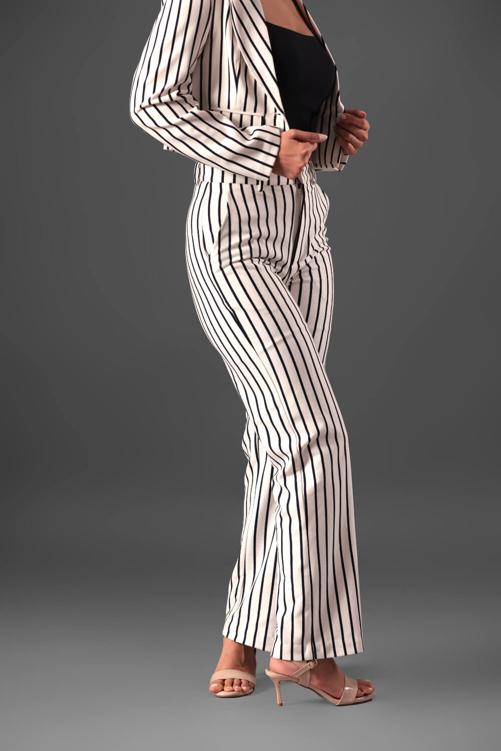 Monochrome Trouser - Meeami Fashion