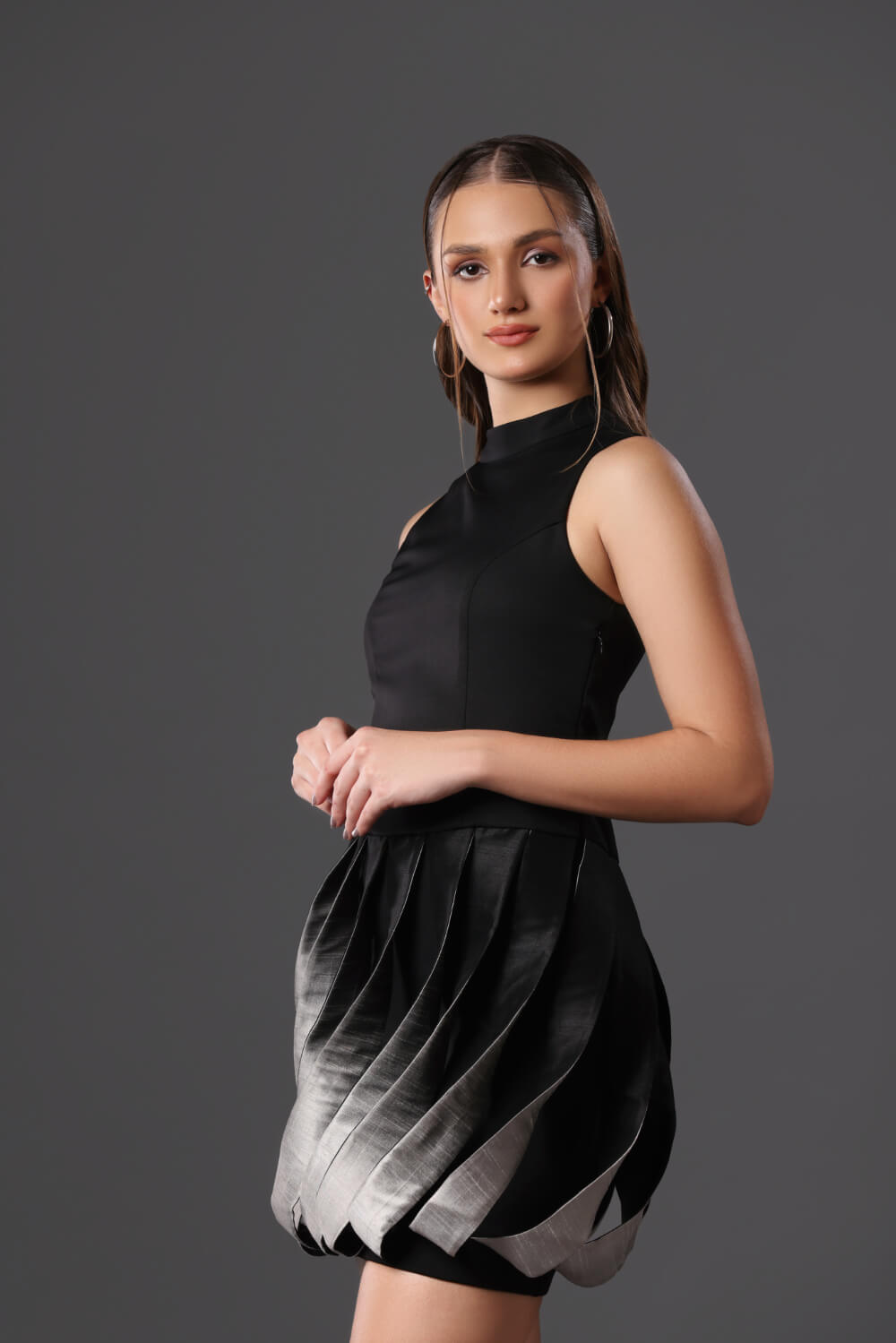 Moonlight Noir Dress - Meeami Fashion