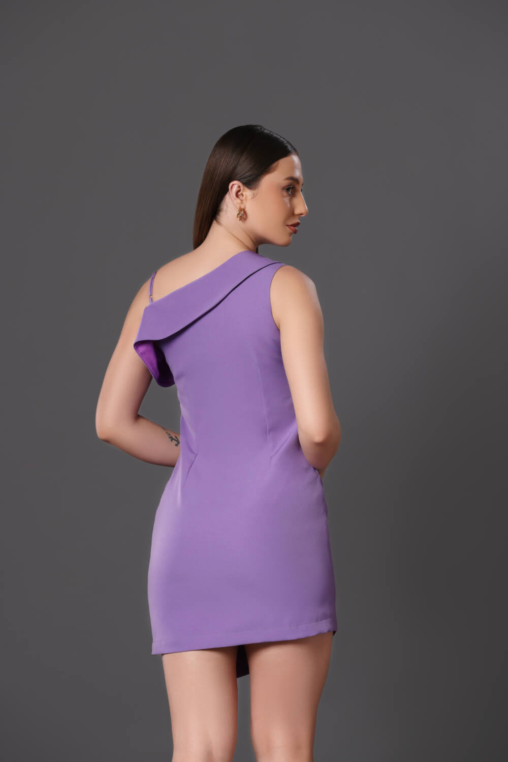 Purple Symphony Dress - Meeami Fashion