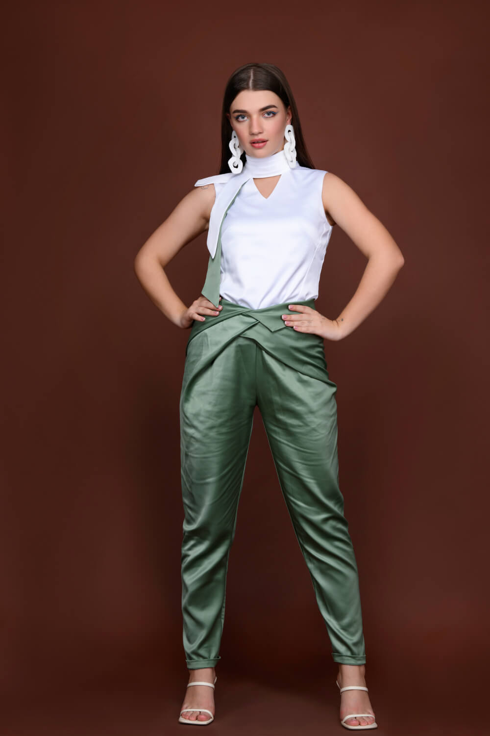 Radiance Satin Coord Set - Meeami Fashion