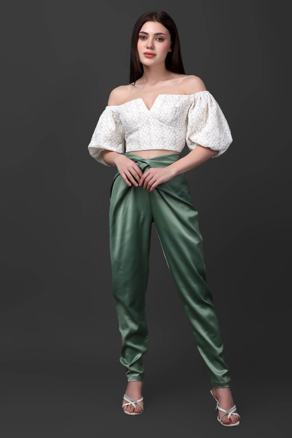 Radiance Satin Trouser - Meeami Fashion