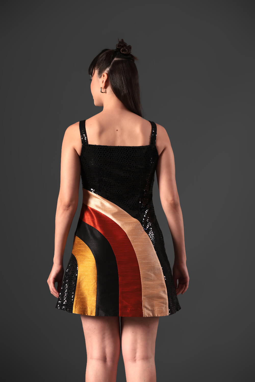 Retro Spectrum Dress - Meeami Fashion