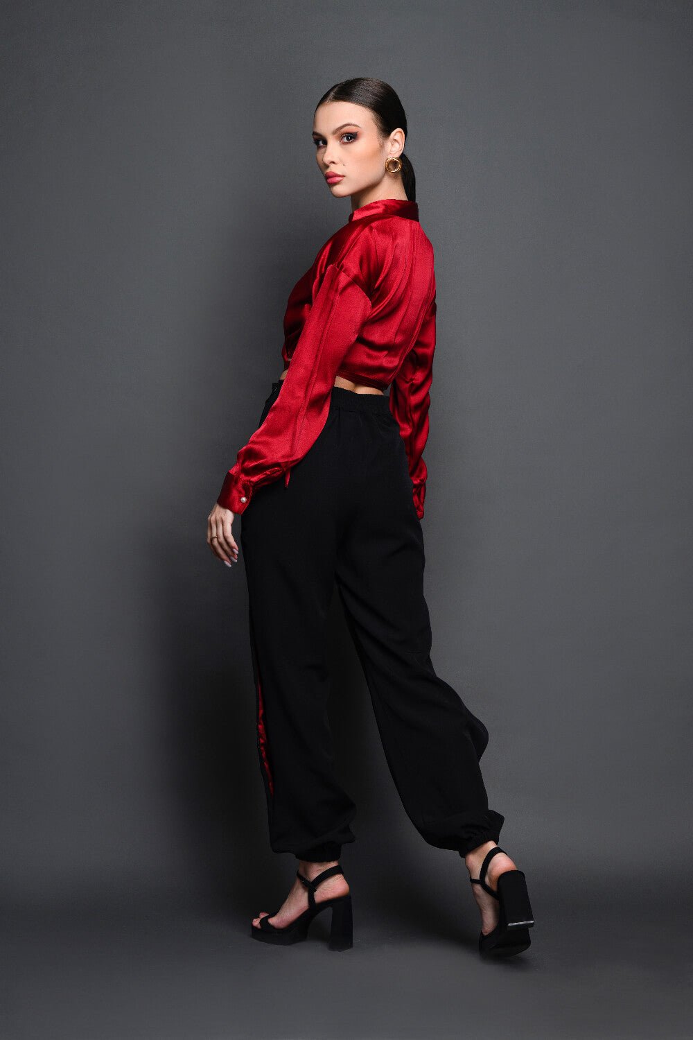 Ruby Radiance Coord Set - Meeami Fashion