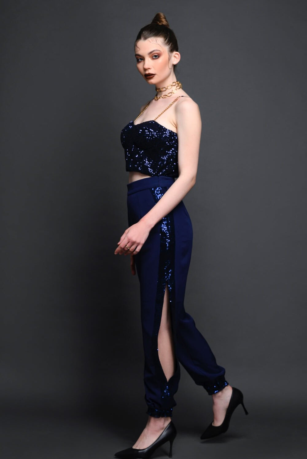 Sapphire Blue Coord Set - Meeami Fashion