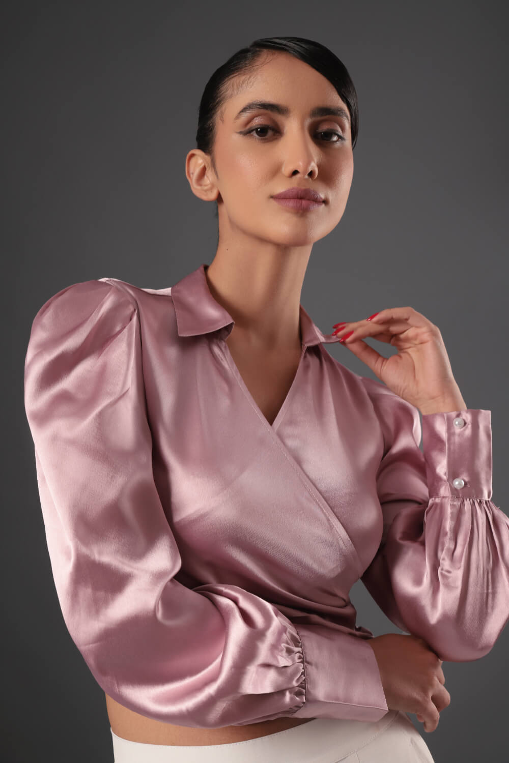 Satin Barbie Top - Meeami Fashion