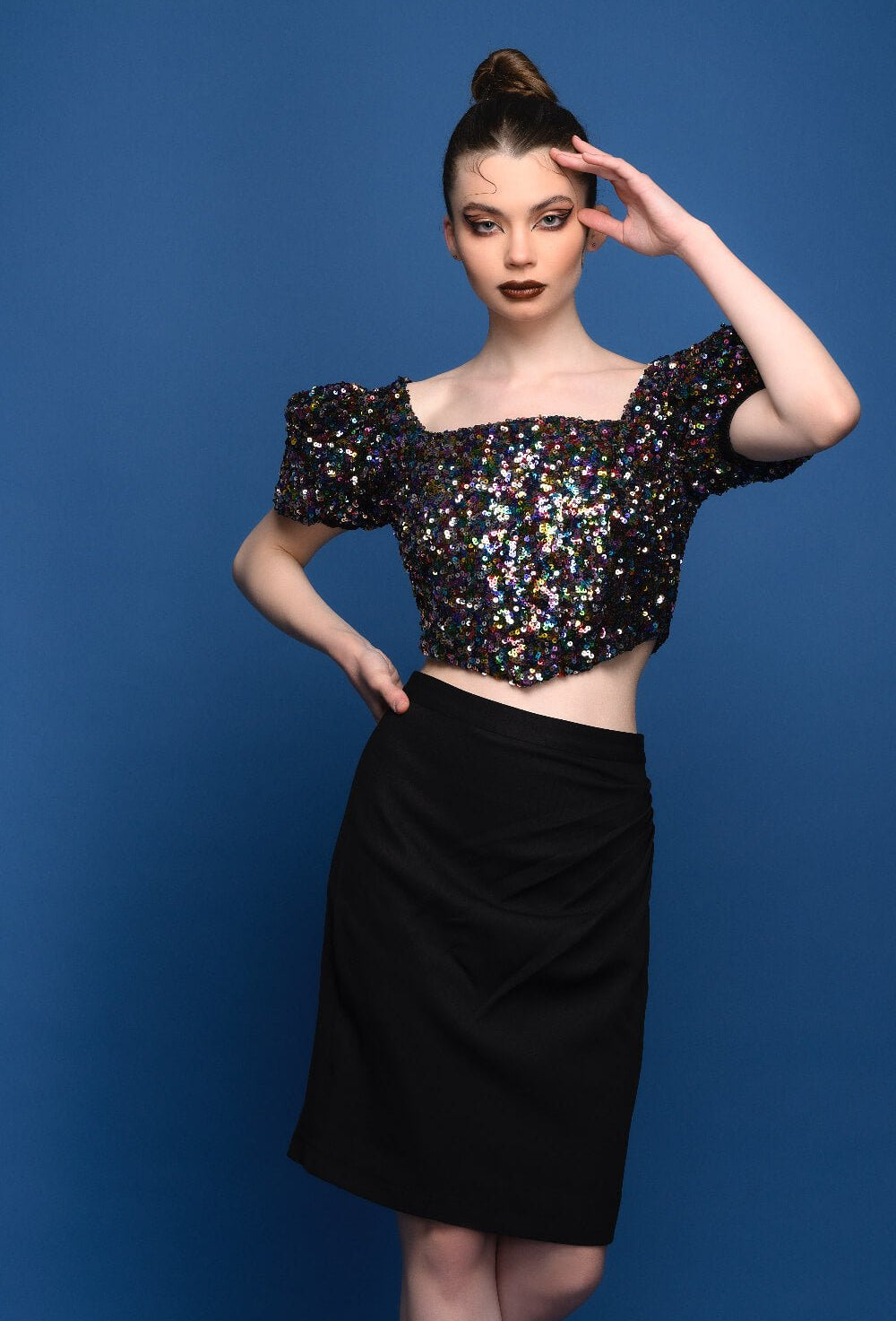 Sequin Bling Coord Set - Meeami Fashion