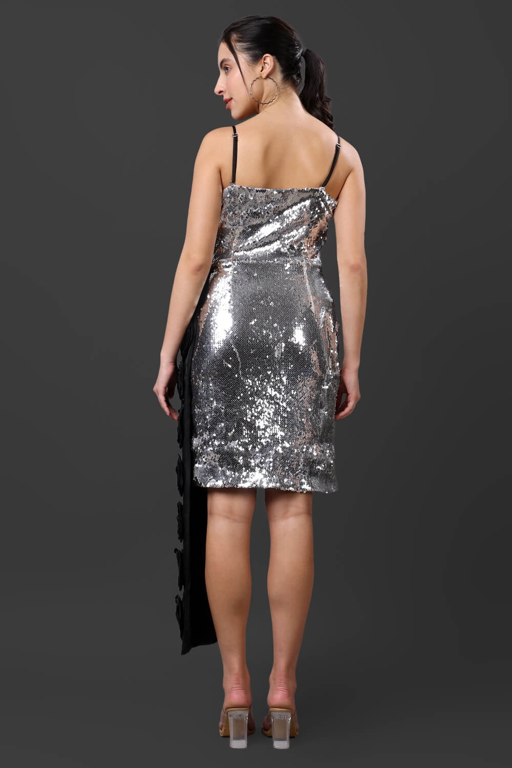 Sparking Roses Dress - Meeami Fashion