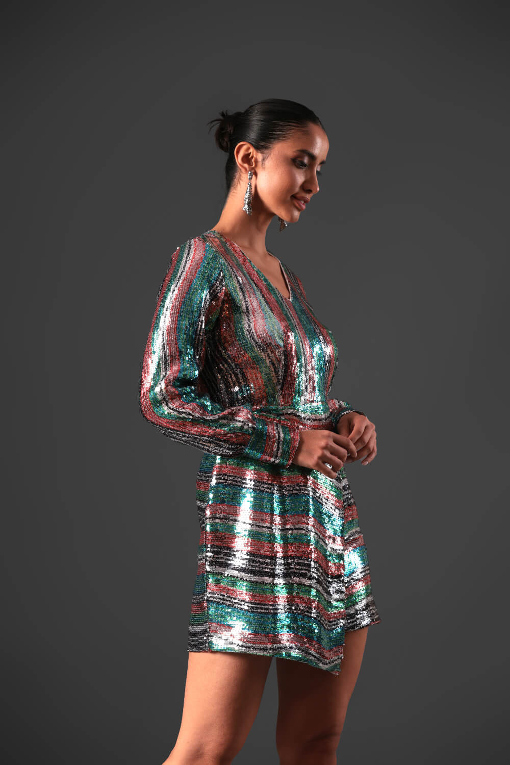 Sparkle Elegance Dress - Meeami Fashion