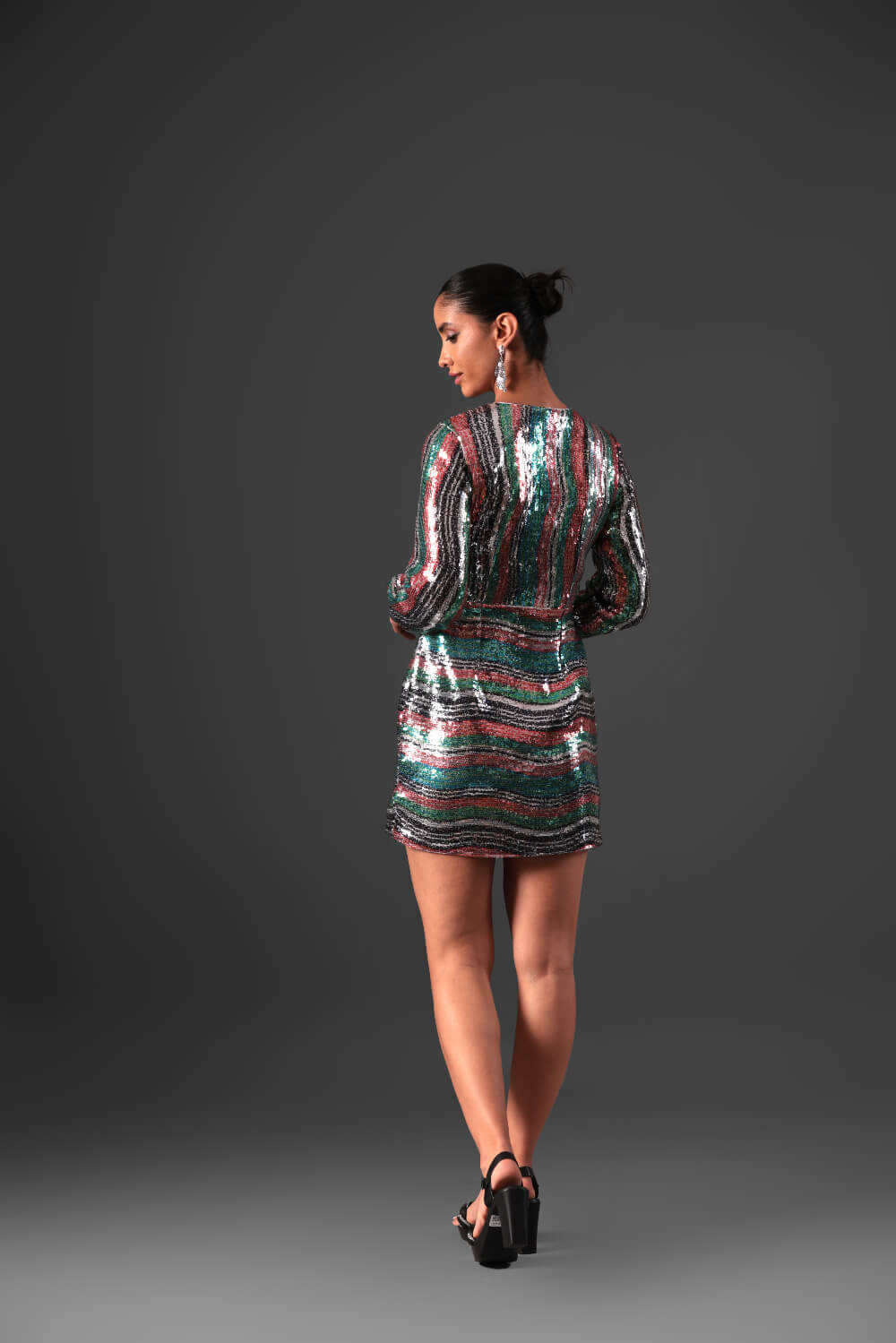 Sparkle Elegance Dress - Meeami Fashion