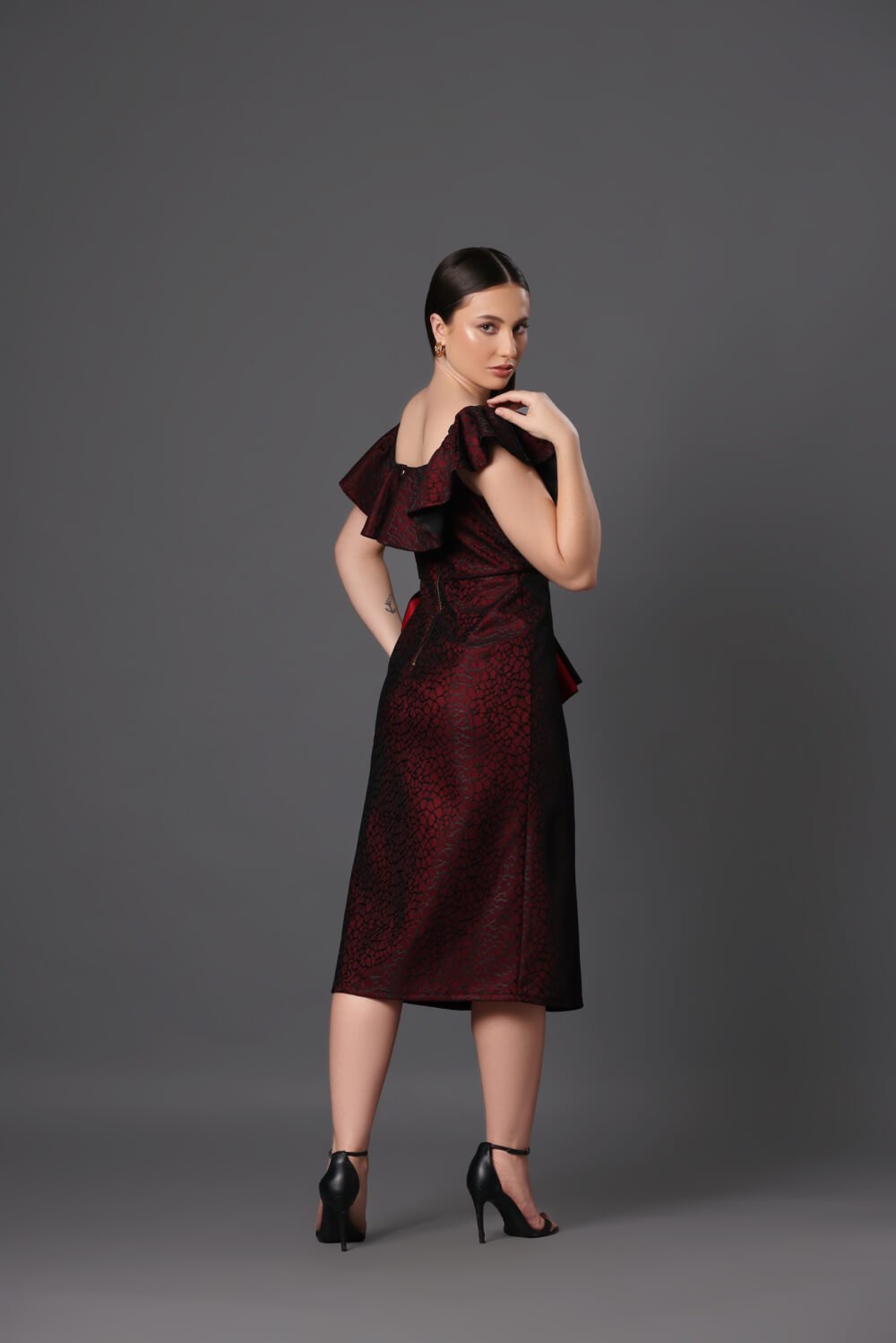 Sweetheart Waves Dress - Meeami Fashion