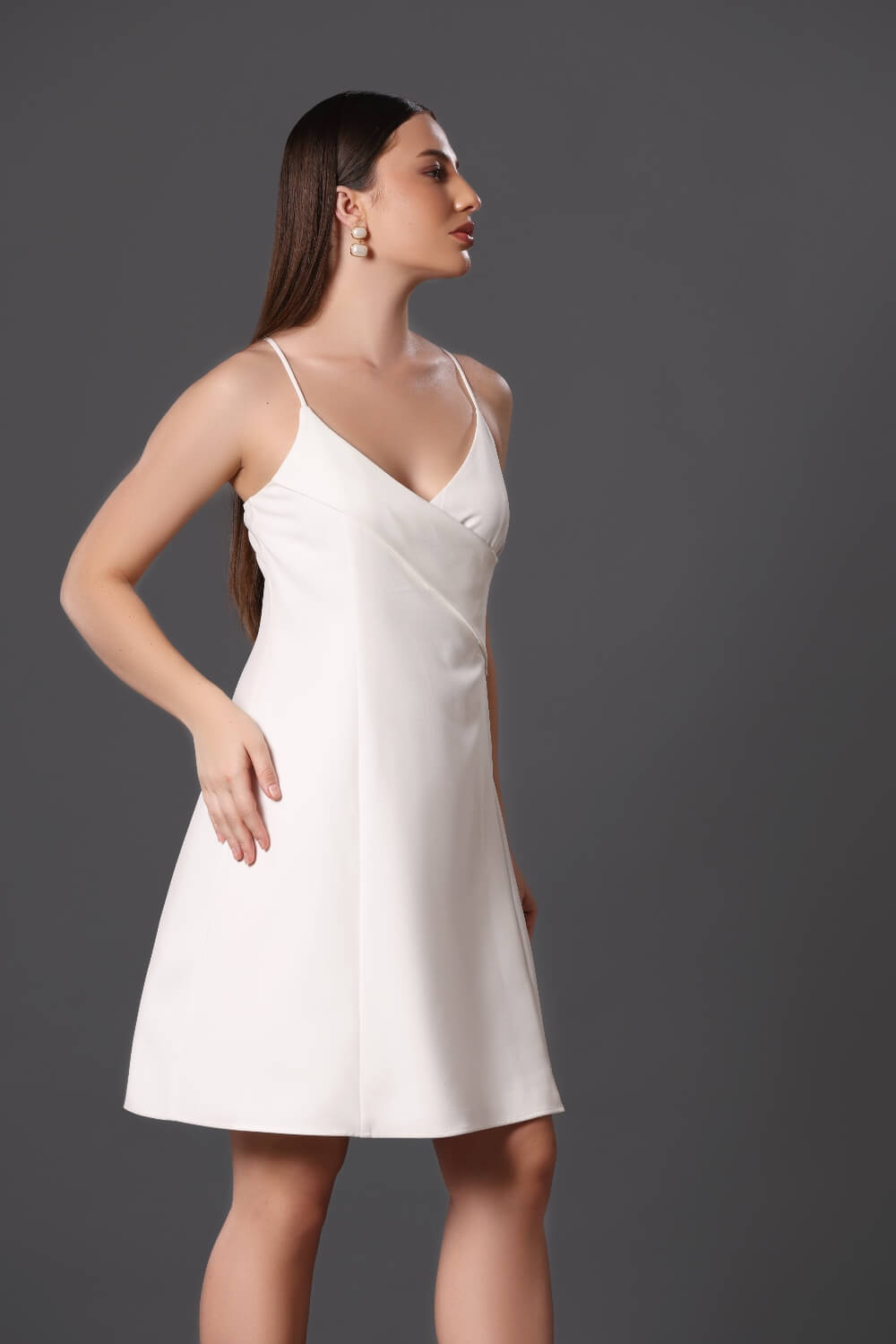 White Ice Dress - Meeami Fashion