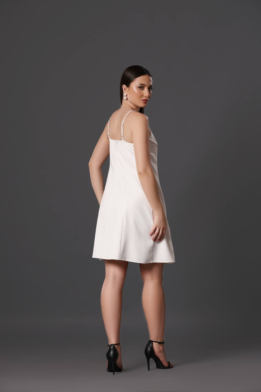 White Ice Dress - Meeami Fashion