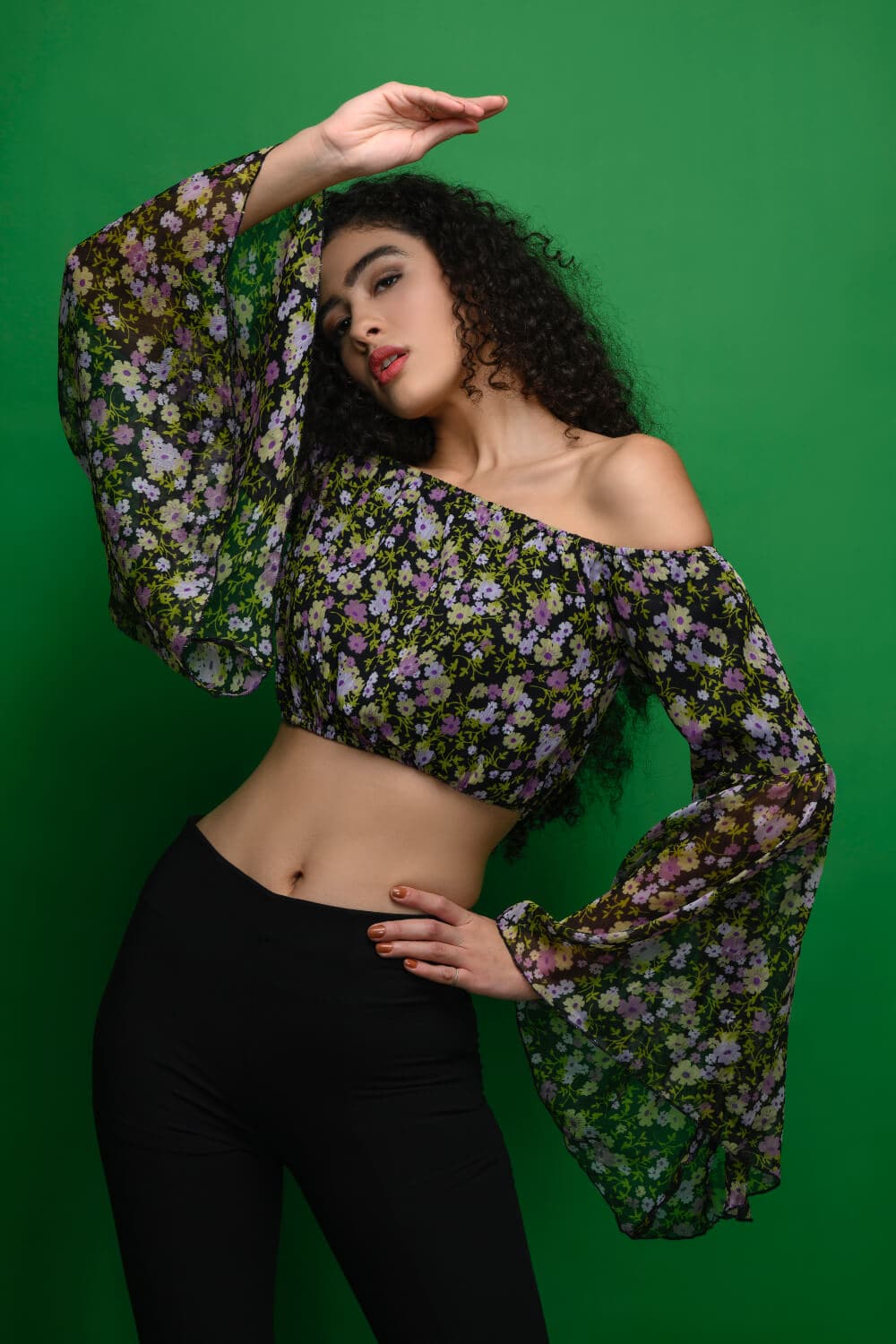 Venetia Floral Crop Top