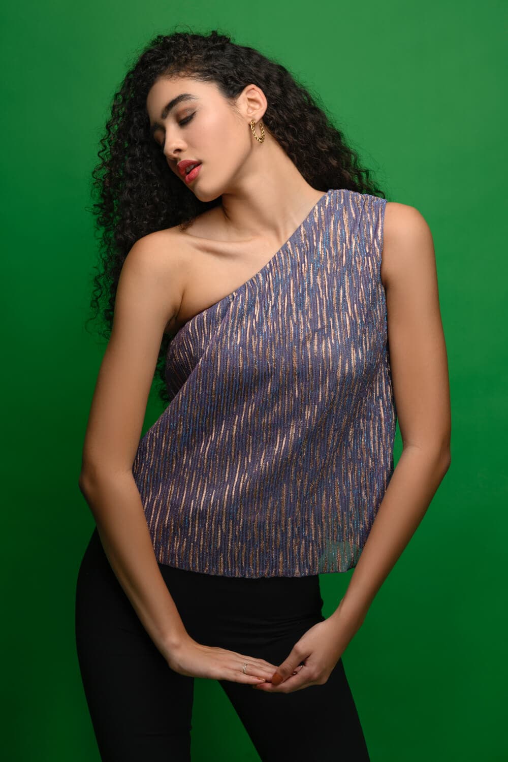 One Shoulder Party Top