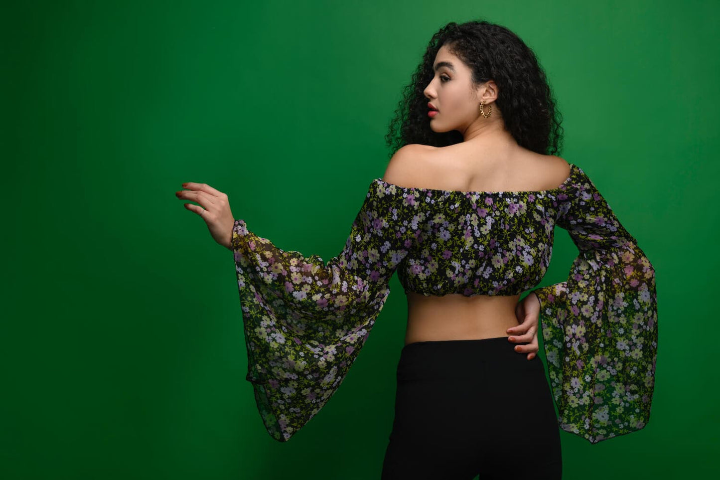Venetia Floral Crop Top