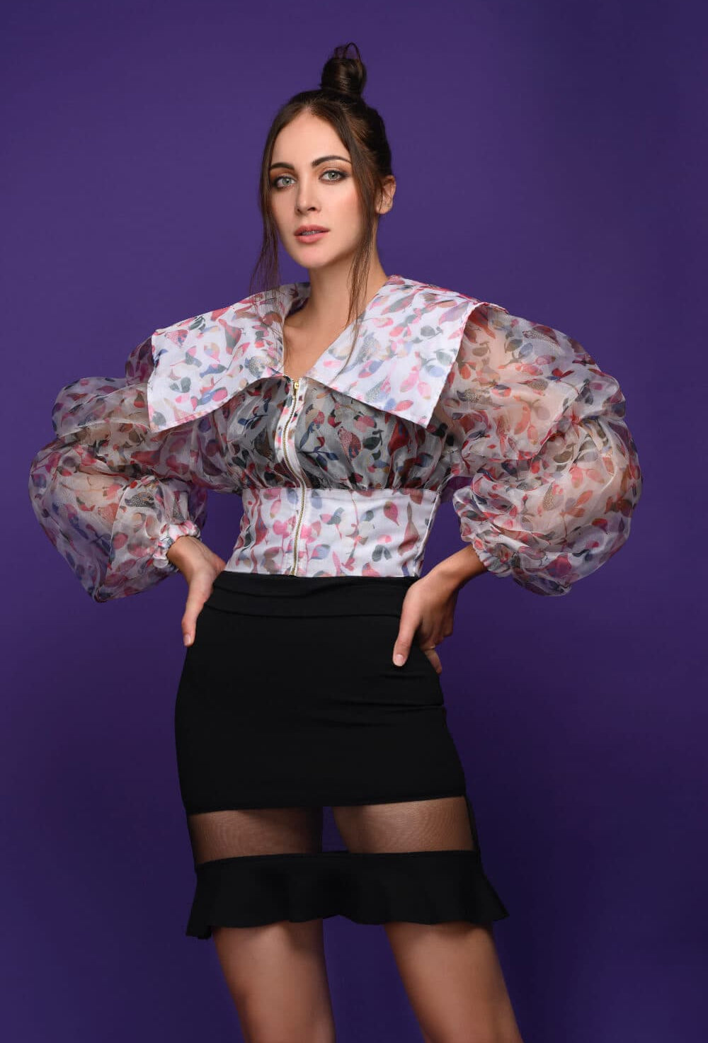 Birdie Puff Coord Set - Meeami Fashion