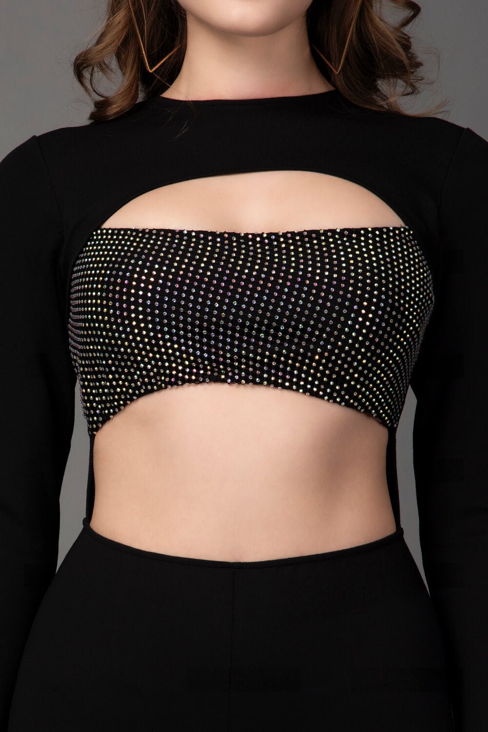 Alihandra Mesh Jumpsuit - Meeami Fashion