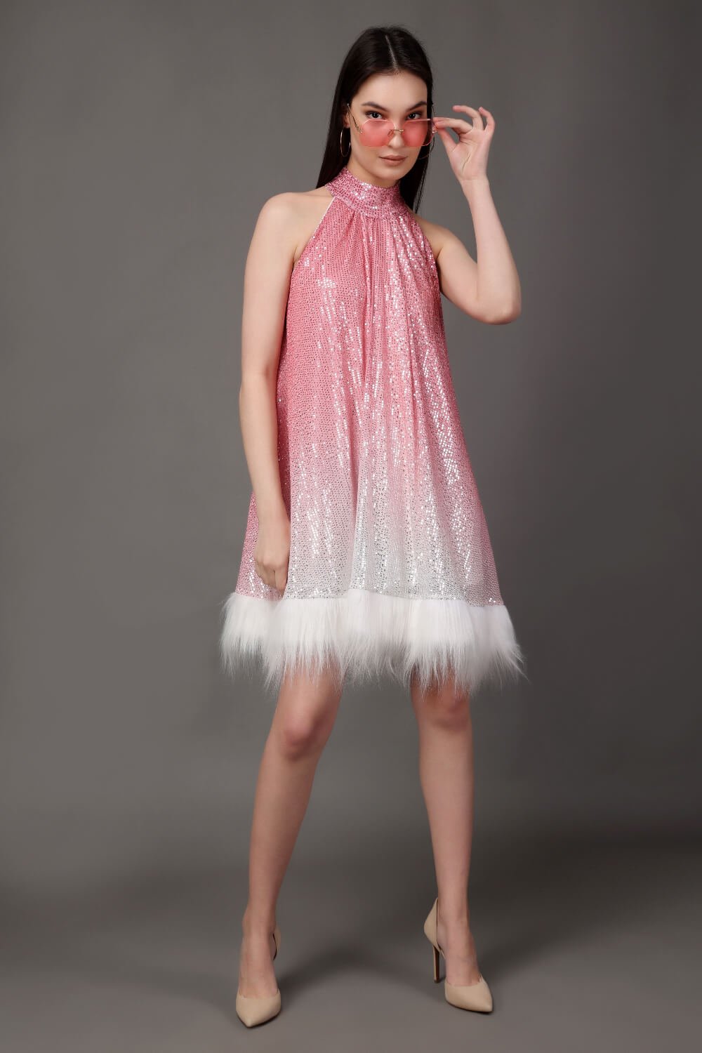Barbie Ombre Dress - Meeami Fashion