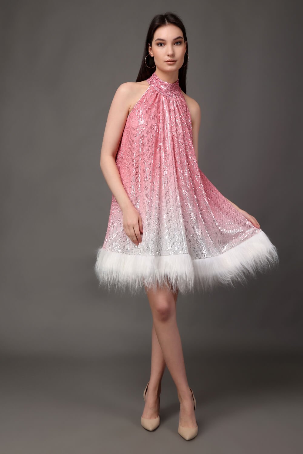 Barbie Ombre Dress - Meeami Fashion
