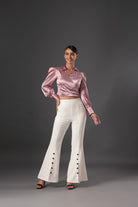 Bell Bottom Flaired Trouser - Meeami Fashion