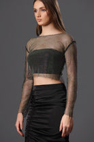 Black Starlight Top - Meeami Fashion