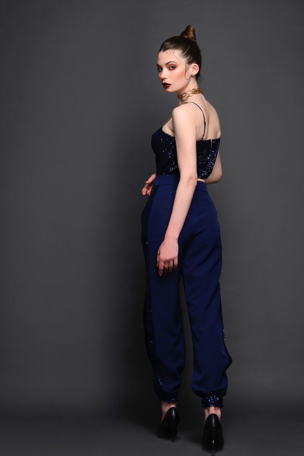 Blue Sapphire Trouser - Meeami Fashion