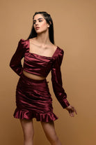 Cherry Heartbeat Coord Set - Meeami Fashion by Amit Bhardwaj