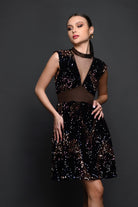 Choco Sequin Dress - Meeami Fashion