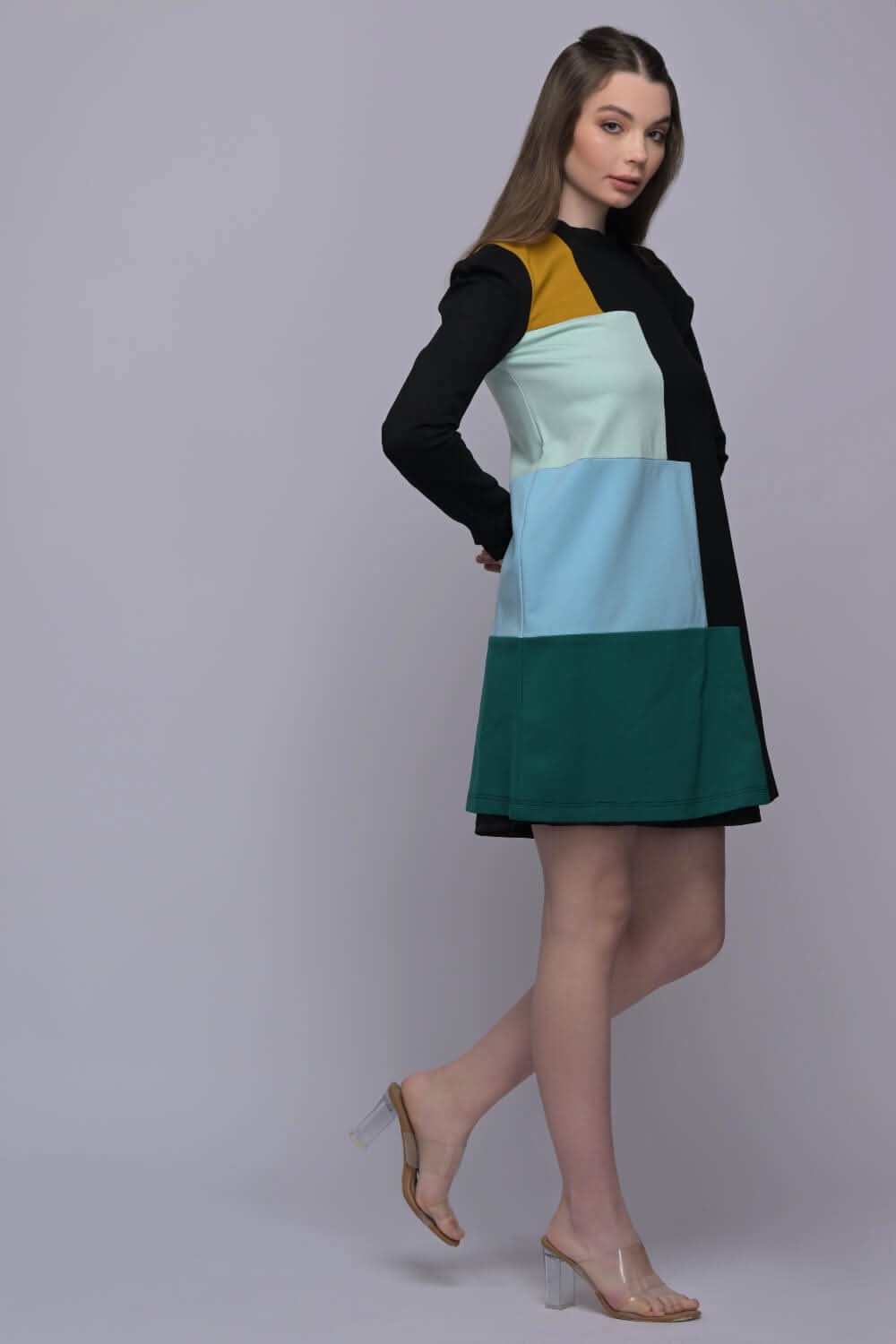 Stylish Women's Colour Block Dress – Meeami Fashion by Amit Bhardwaj