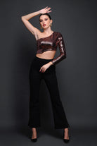 Copper Eagle Trouser Coord Set - Meeami Fashion