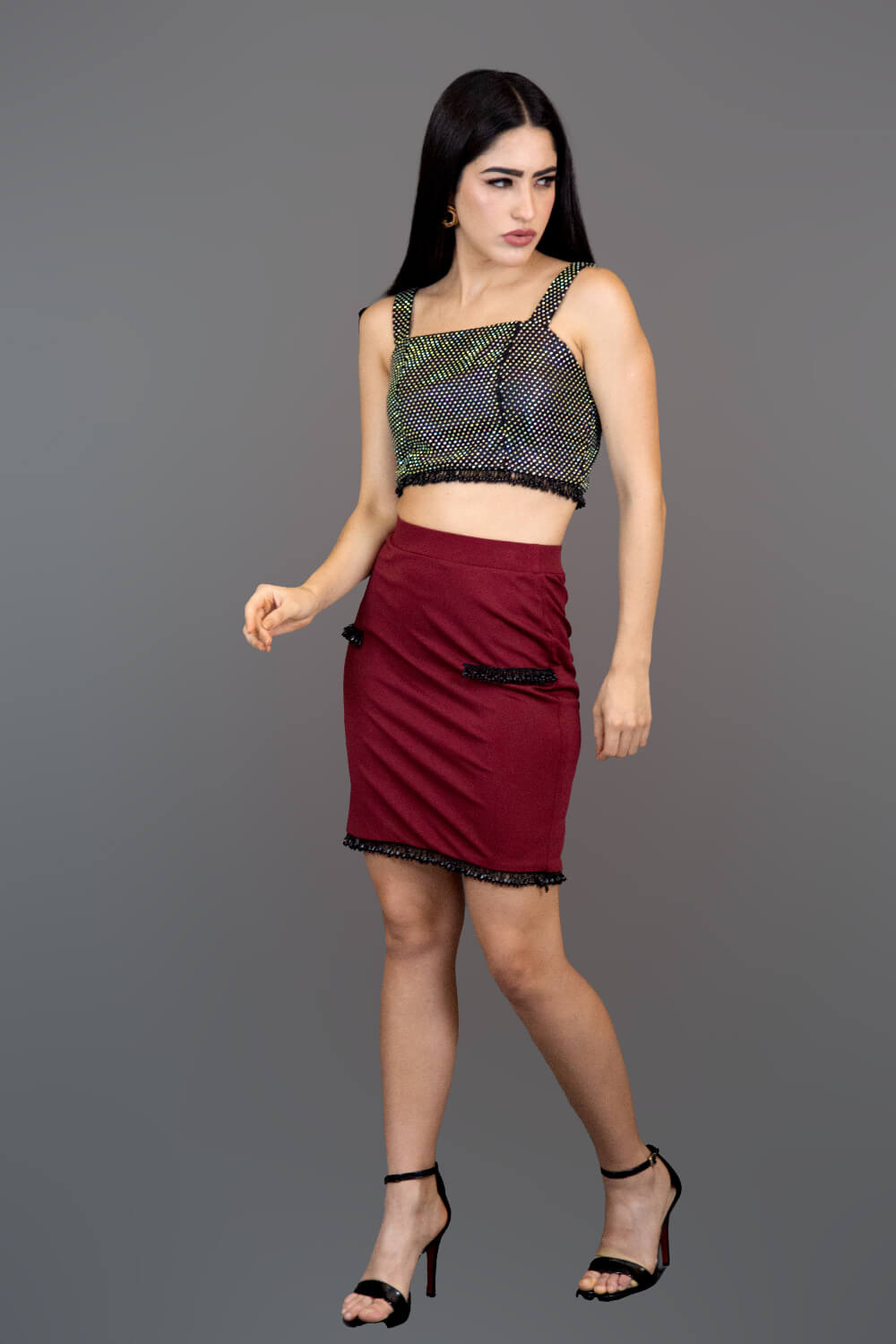 Dreamy Mesh Coord Set - Meeami Fashion